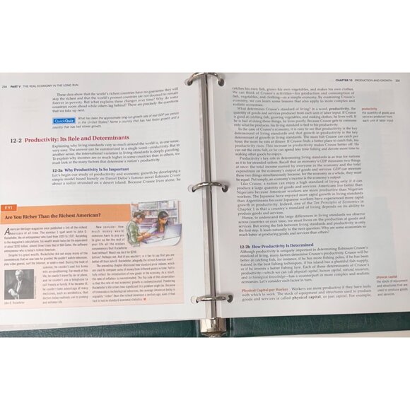 Principles Of Macroeconomics Eighth Edition 2018 Ring Binder N. Gregory Mankiw - Picture 14 of 16